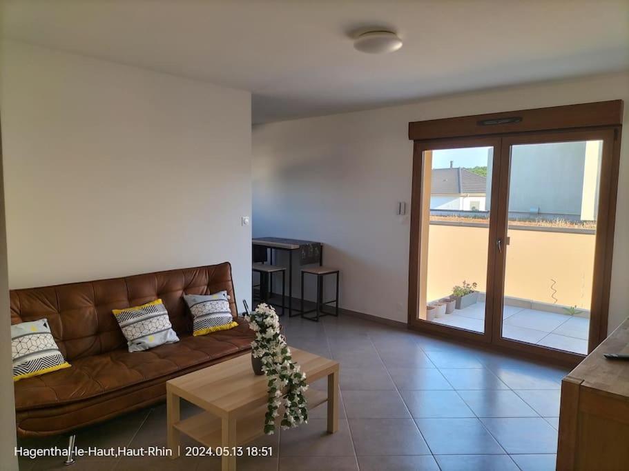 Apartment Einliegerwohnung Hagenthal-le-Haut Bagian luar foto
