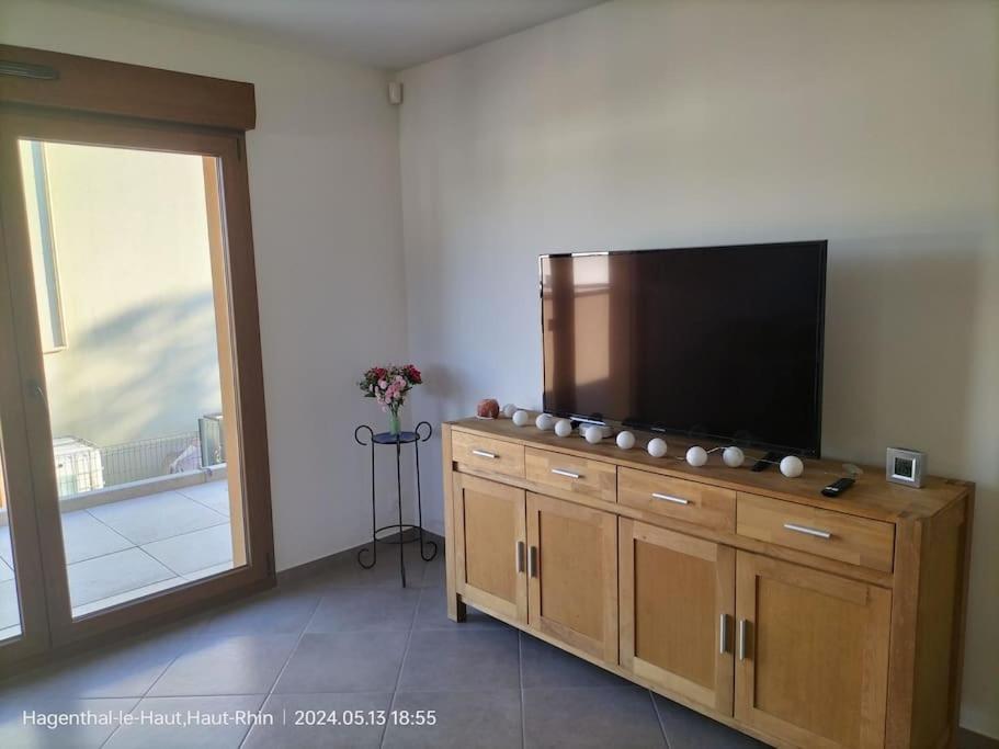Apartment Einliegerwohnung Hagenthal-le-Haut Bagian luar foto